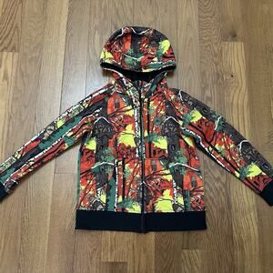 BURTON snowboard The Stash Zip Hoodie Boys SMALL Rare